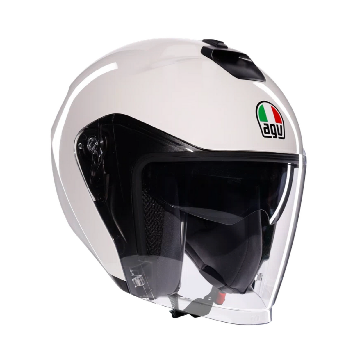 AGV IRIDES MONO MATERIA WHITE - CASCO MOTO JET E2206