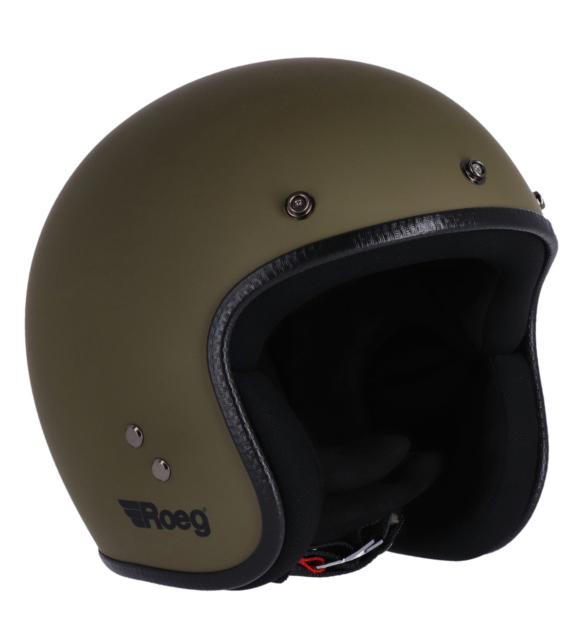 Casco Jet Vintage Roeg JETT Fibra ECE 22.06 ARMY GREEN