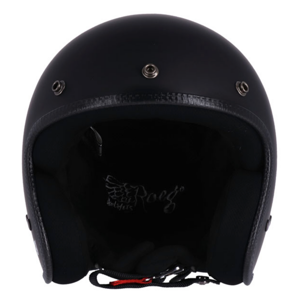 Casco Jet Vintage Roeg JETT Fibra ECE 22.06 NERO OPACO