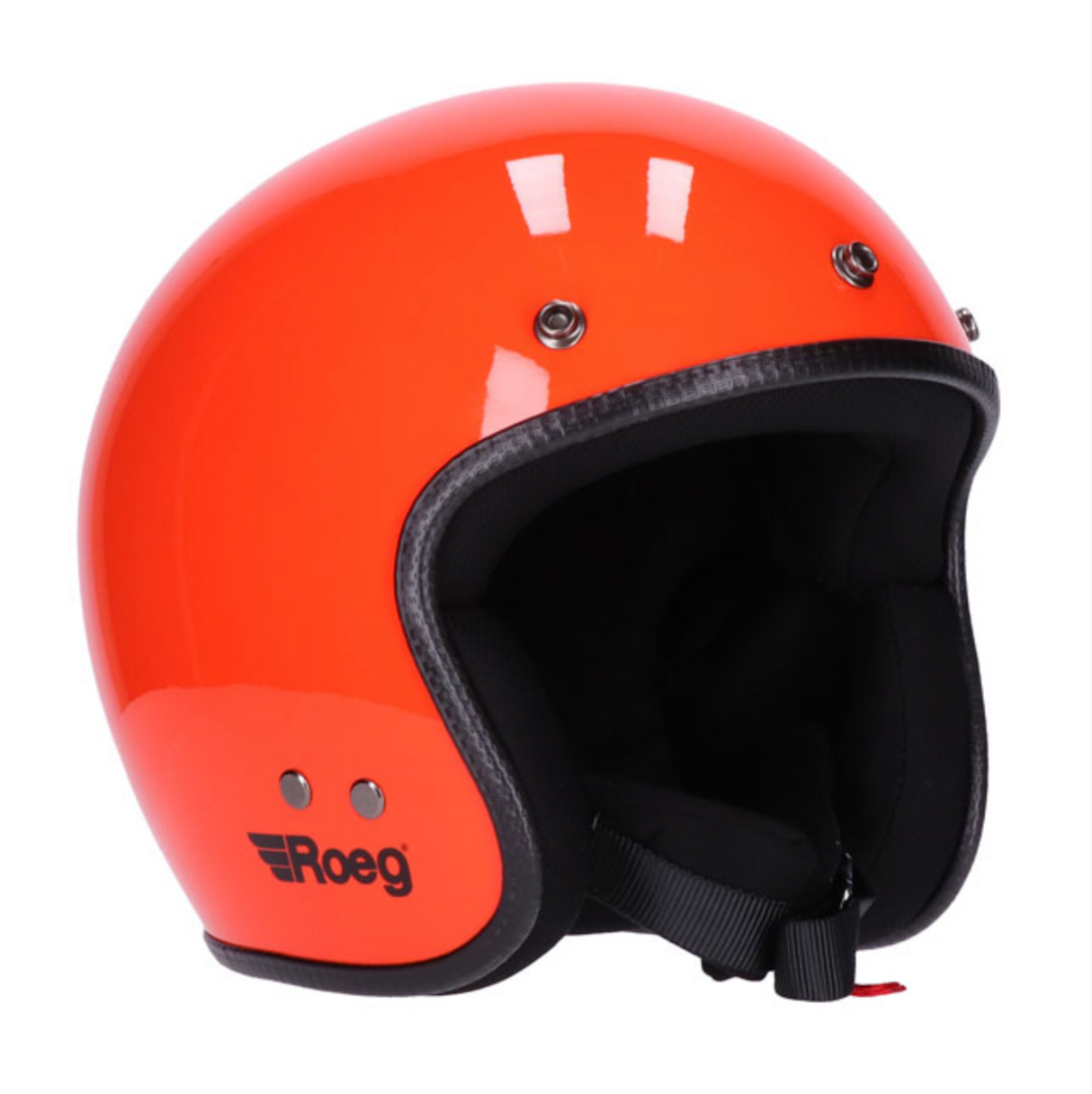 Casco Jet Vintage Roeg JETT Fibra ECE 22.06 OOMPA ORANGE