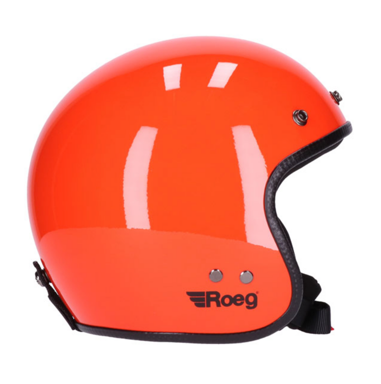 Casco Jet Vintage Roeg JETT Fibra ECE 22.06 OOMPA ORANGE