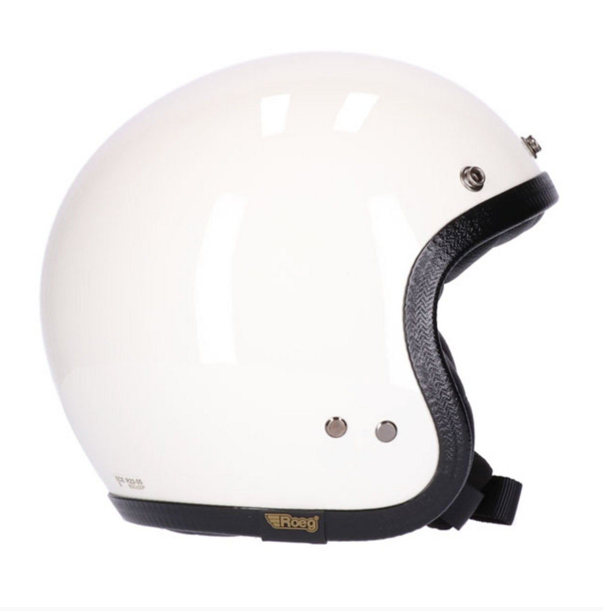 Casco Jet Vintage Roeg JETTson 2.0 Fibra ECE 22.06 GLOSS WHITE