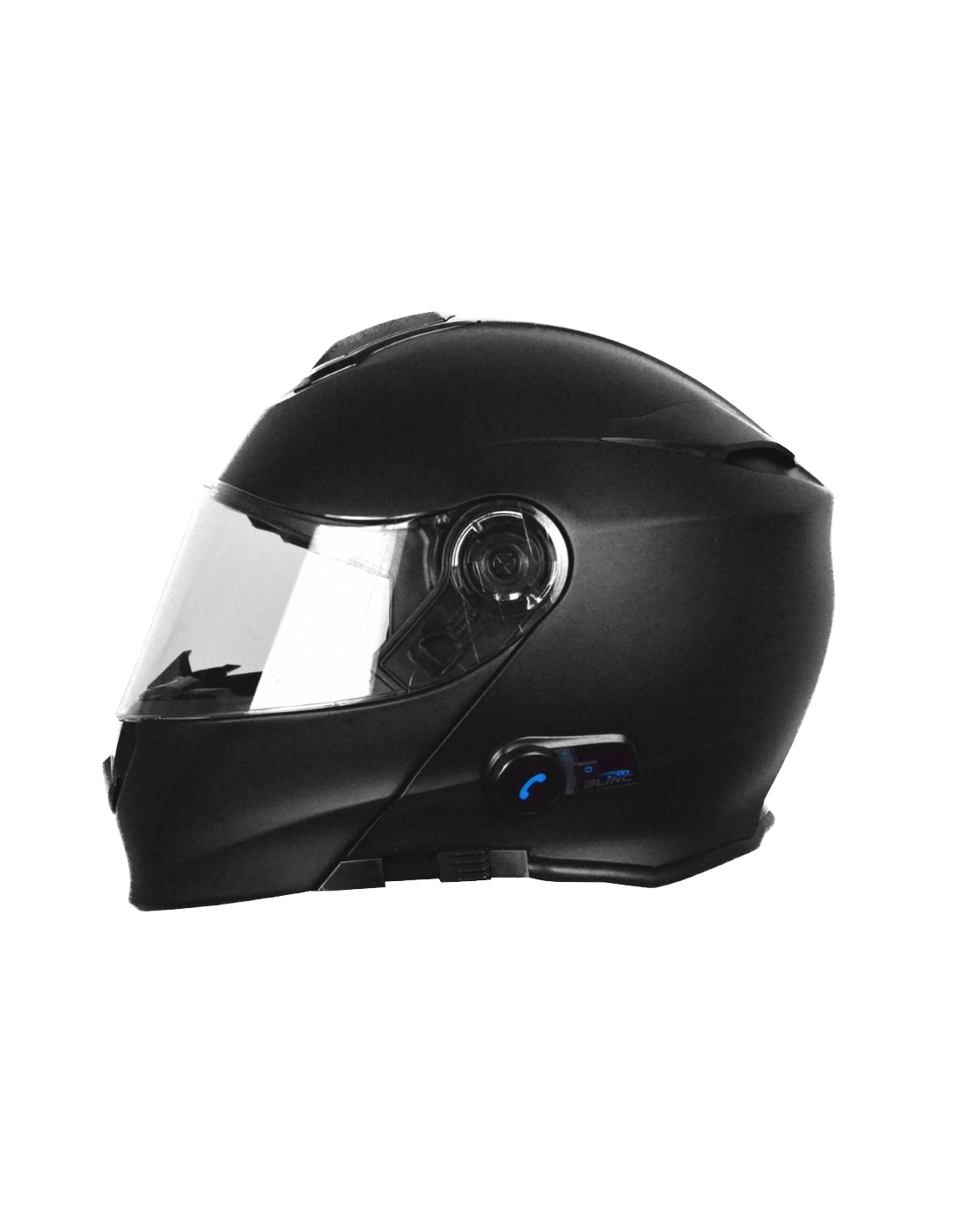 Origine Delta BT, Casco Modulare Doppia Visiera Con Bluetooth - NERO OPACO