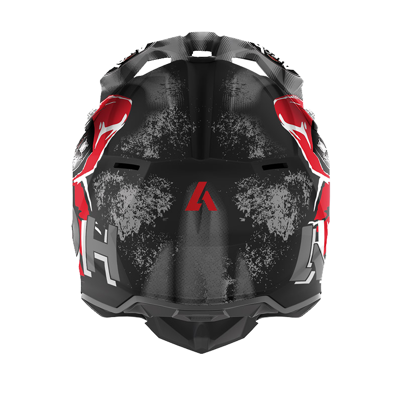 Airoh Wraap, Casco Integrale Off Road - Alien Red Matt