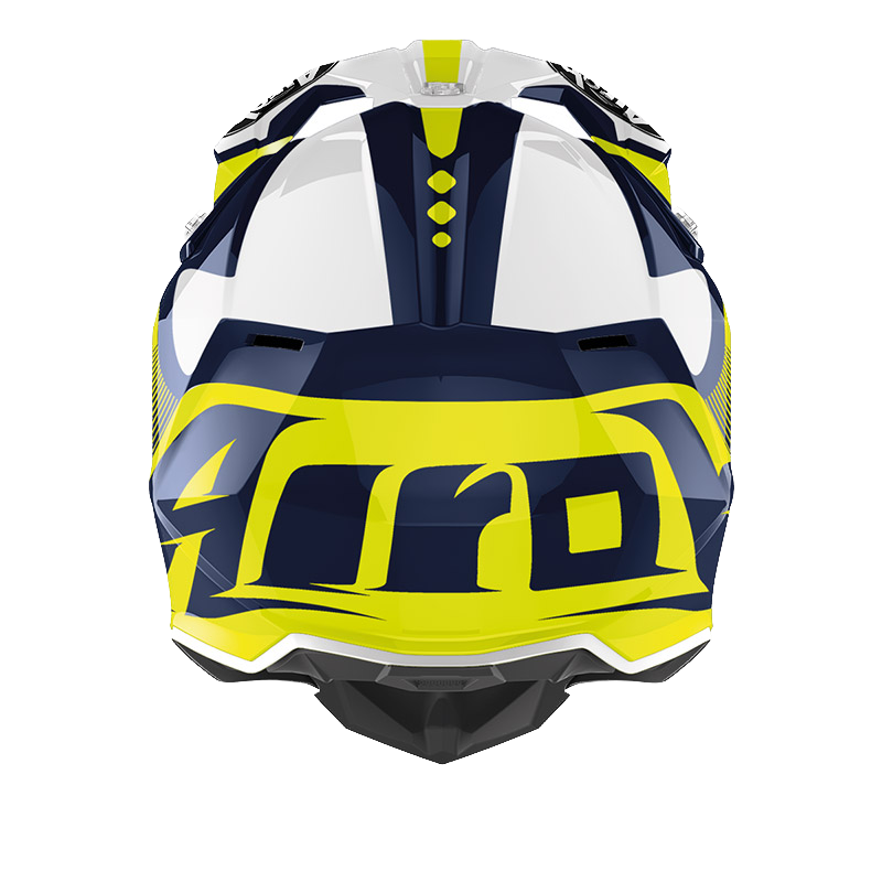 Airoh Wraap, Casco Integrale Off Road - Raze Blue Gloss