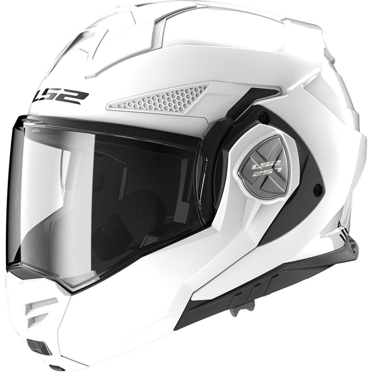 LS2 FF901 Advant X SOLID WHITE – Casco Ribaltabile Moto Doppia Omologazione ECE 22.06