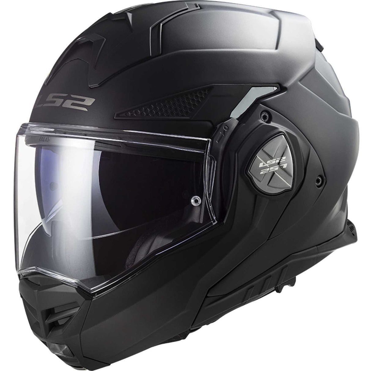 LS2 FF901 Advant X SOLID MATT BLACK – Casco Ribaltabile Moto Doppia Omologazione ECE 22.06