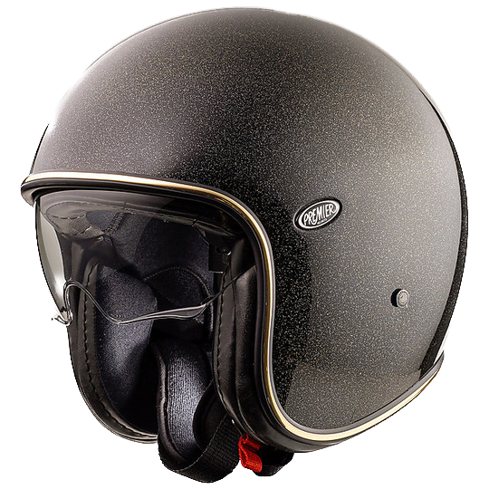 Premier, Vintage Casco Jet In Fibra Di Carbonio, Dyneema e Aramidica - U9 GLITTER GOLD