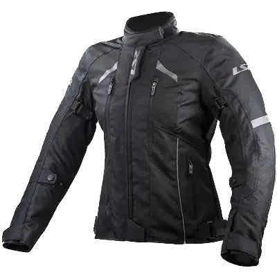 LS2 SERRA EVO LADY JACKET BLACK GIACCA DONNA 3 STAGIONI