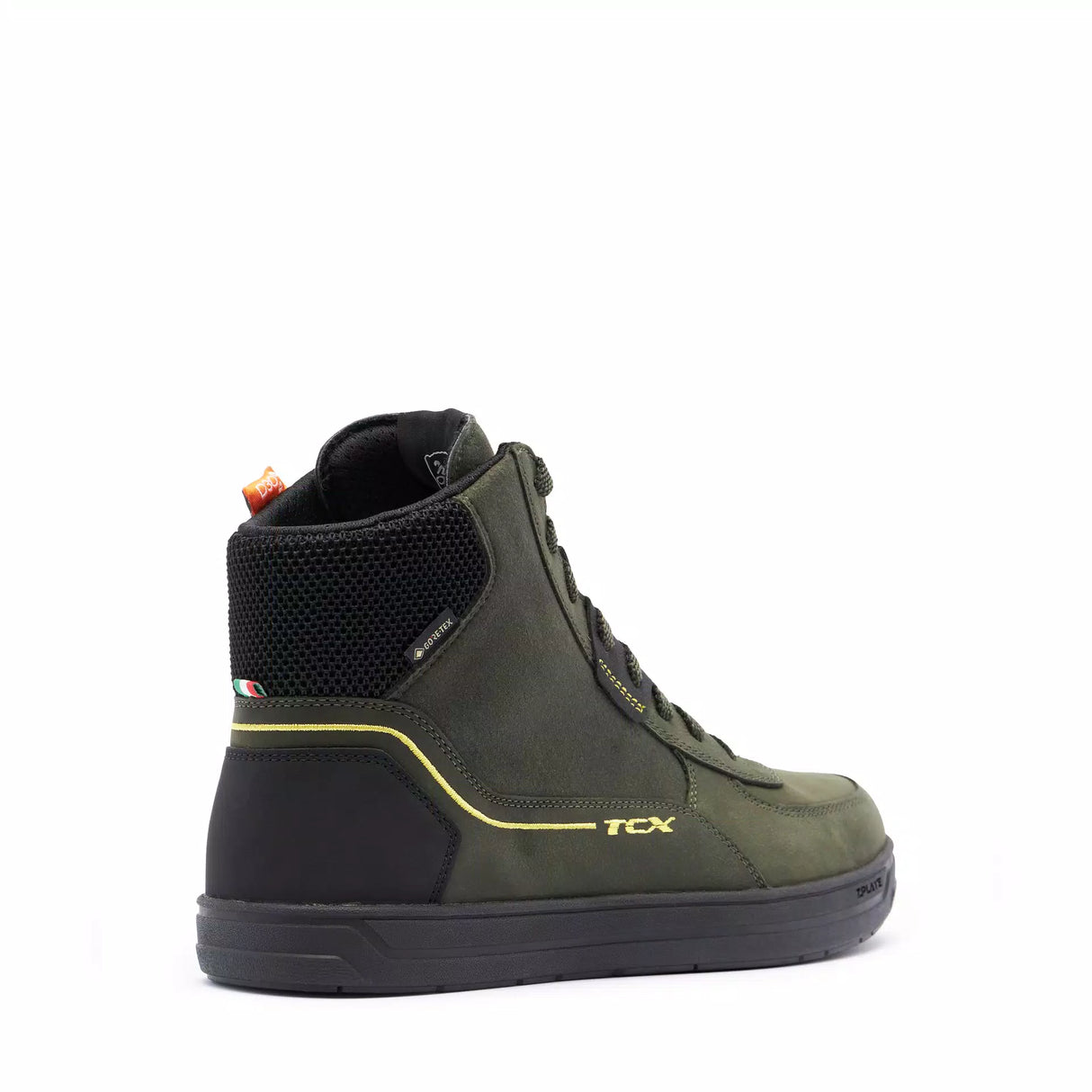 Dainese Mood 2 Gore-Tex® – Scarpe Moto Green/Black/Yellow