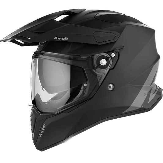 Airoh Commander Casco Adventure Con Doppia Visiera - Nero Opaco