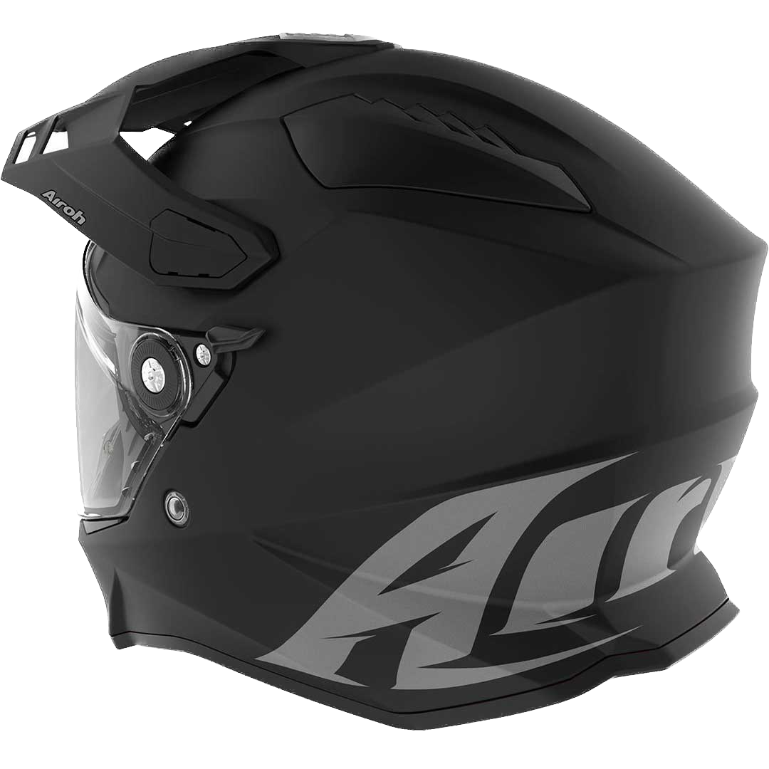 Airoh Commander Casco Adventure Con Doppia Visiera - Nero Opaco