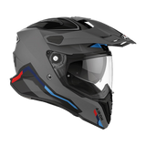 Airoh Commander Casco Adventure Con Doppia Visiera - Factor Antracite Matt