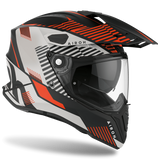 Airoh Commander Casco Adventure Con Doppia Visiera - Boost Orange Matt