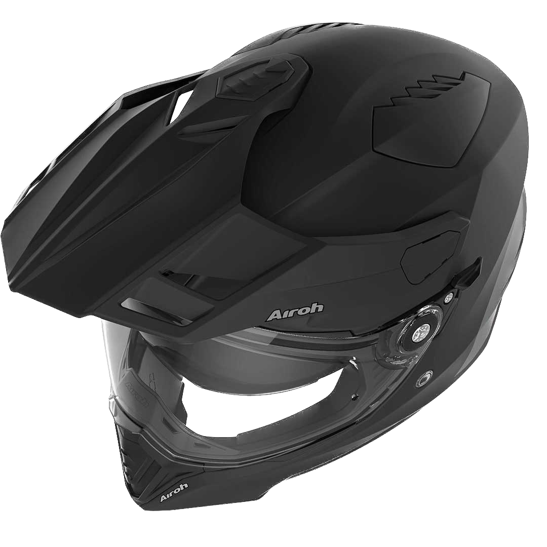 Airoh Commander Casco Adventure Con Doppia Visiera - Nero Opaco