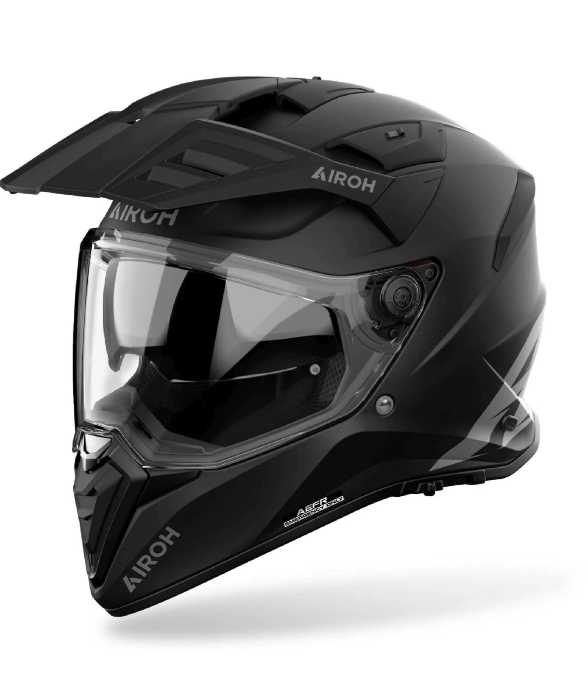 CASCO ADVENTURE AIROH BANDIT MATT BLACK