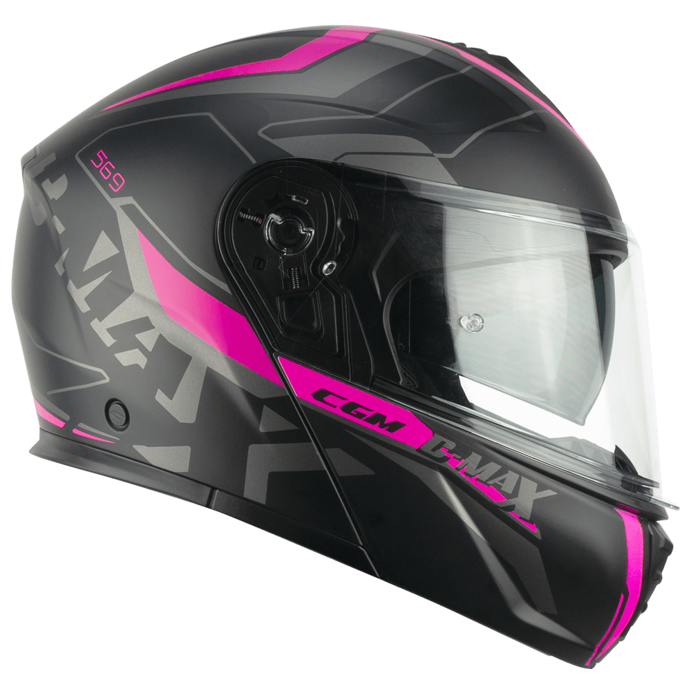 569G C-MAX CITY Nero Fucsia fluo opaco