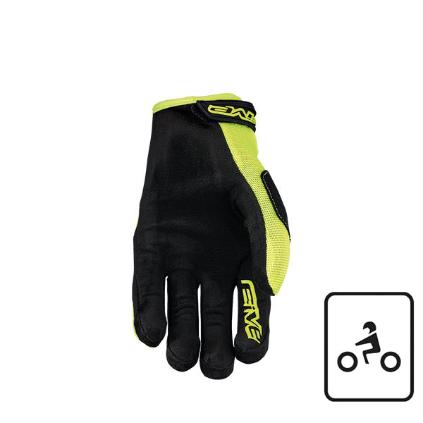 GUANTI FIVE CROSS ENDURO MXF3 NERO GIALLO FLUO