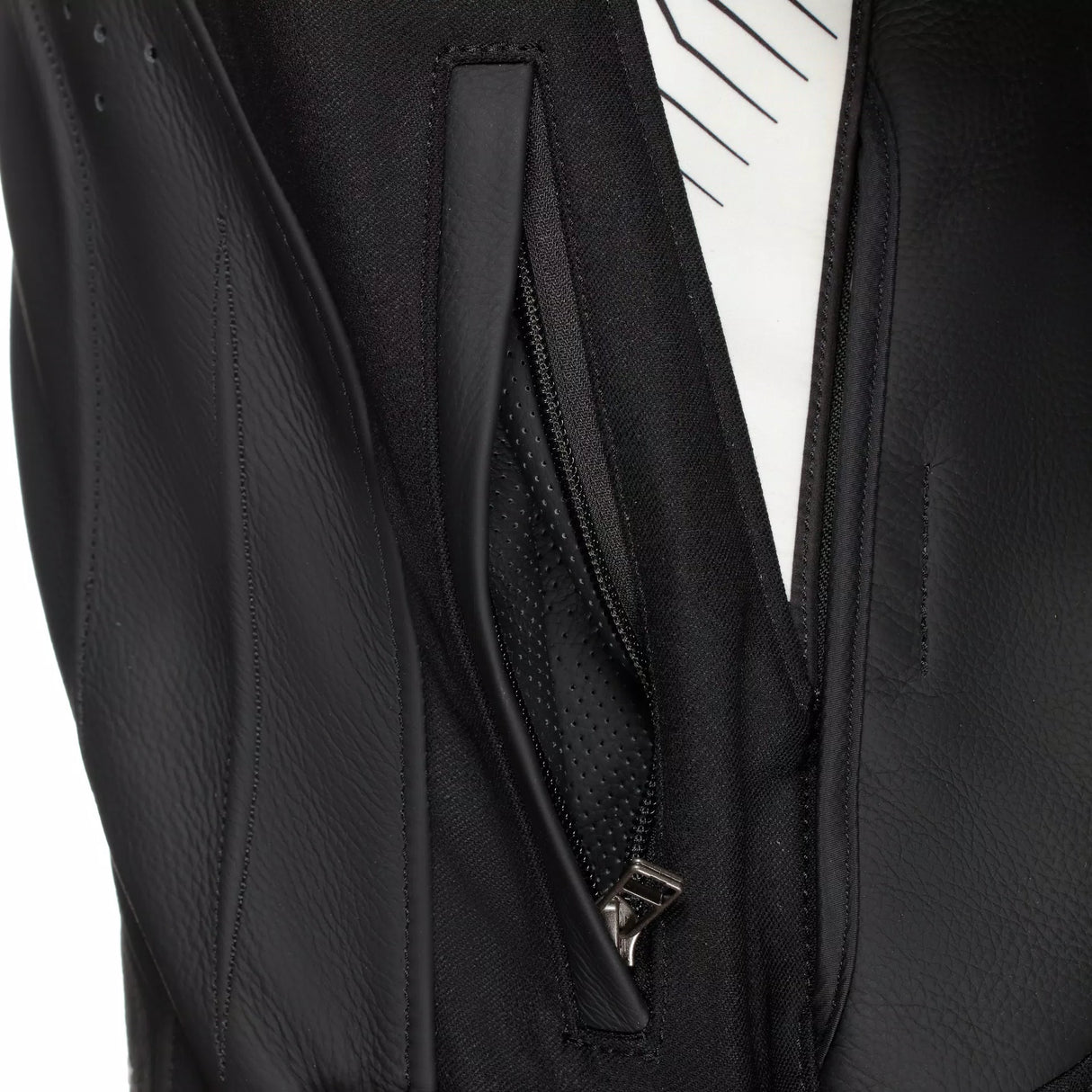 Dainese Super Speed 4 – Giacca Moto in Pelle Traforata Uomo Black-Matt/White