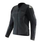 RACING 5 LEATHER JACKET WMN 631 BLACK/BLACK