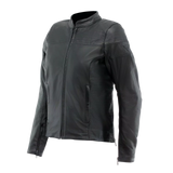 Dainese Itinere Leather Jacket – Giacca Moto Donna in Pelle Black