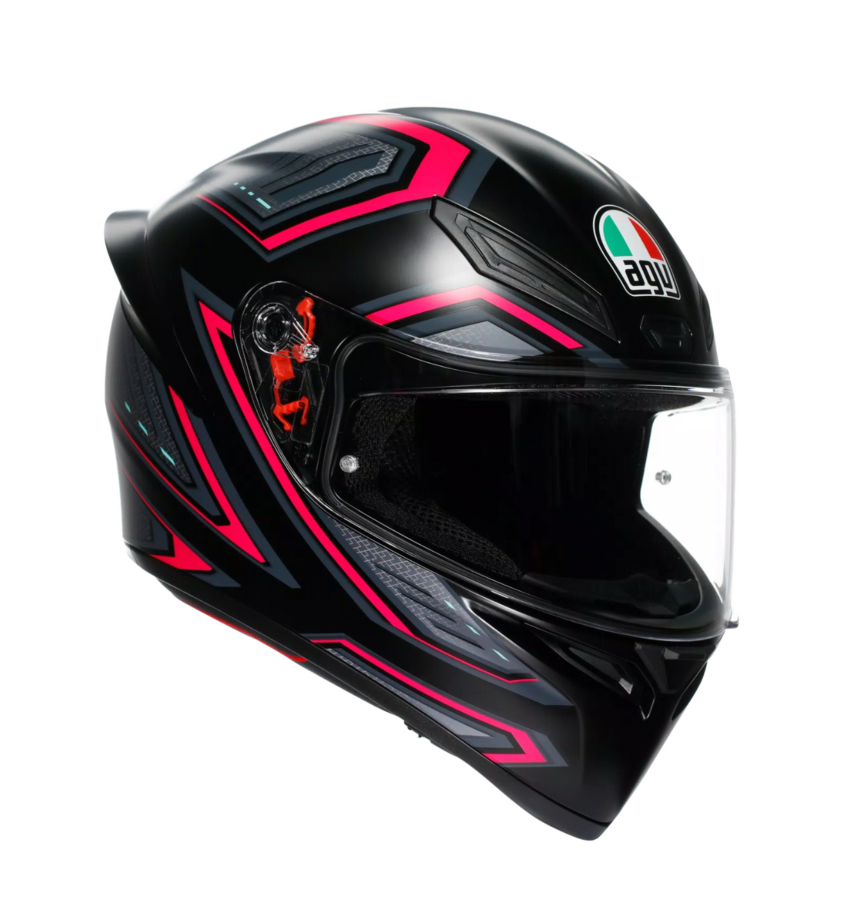 AGV K1 S - Sling Matt Black/Pink – Casco Integrale Moto ECE 22.06