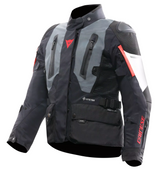 Dainese Carve Master 4 Gore-Tex black/ebony/lava red – Giacca Moto Touring Uomo Certificata
