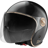 Casco Jet vintage Stormer Clyde ECE 22.06  BLACK GOLD PEARLY