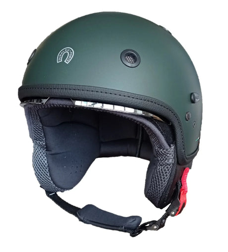 DURALEU NUDO CASCO JET  CON DOPPIA VISIERA alexmotostore