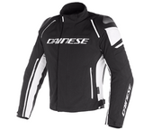 Dainese Racing 3 D-Dry® – Giacca Moto Impermeabile Black/Black/White