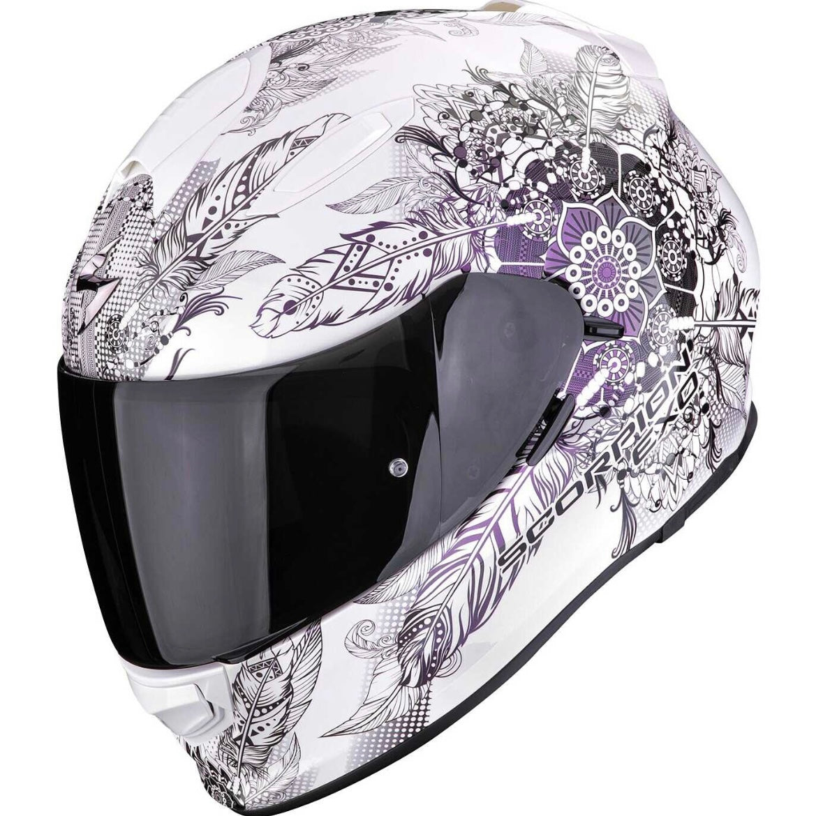 SCORPION EXO-491 Dream White Chamaleont – Casco Integrale Moto ECE 22.06