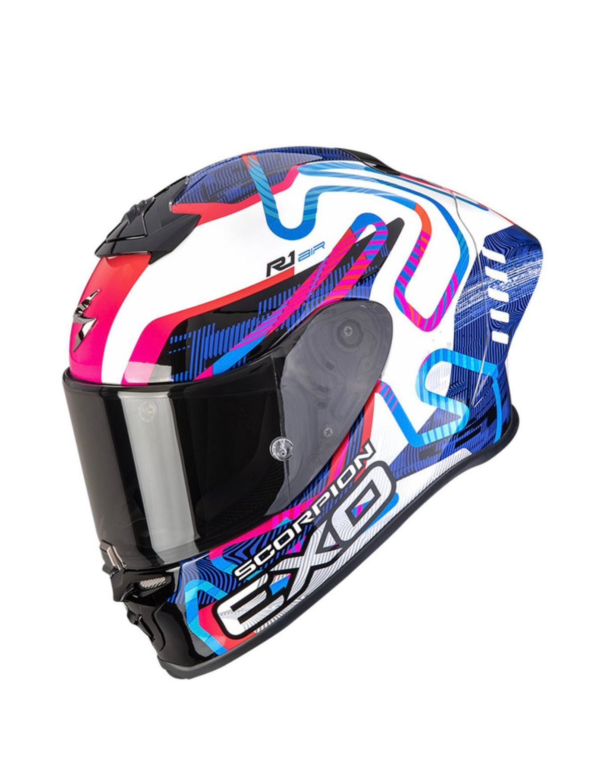 EXO-R1 EVO II AIR CORNERING Nero-Blu-Rosa