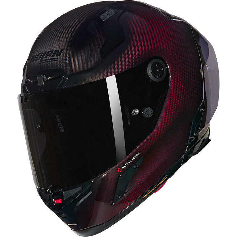 Nolan X-804 RS Carbon Liquido Rosso 326 – Casco Integrale Racing in Fibra di Carbonio ECE 22.06