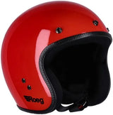 Casco Jet Vintage Roeg JETT Fibra ECE 22.06 ROSSO LUCIDO