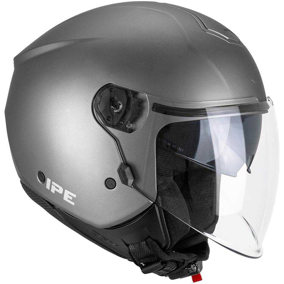 Casco jet Doppia Visiera CGM 126A IPE MONO Antracite satinato