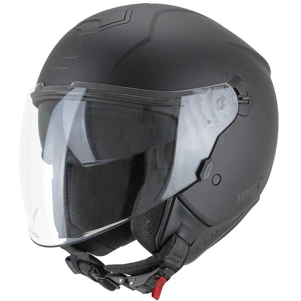 Casco jet Doppia Visiera CGM 126A IPE Mono Nero Opaco