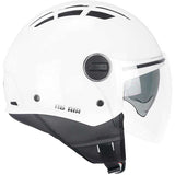 CGM 116A Air Bianco Lucido – Casco Jet Moto ECE 22.06