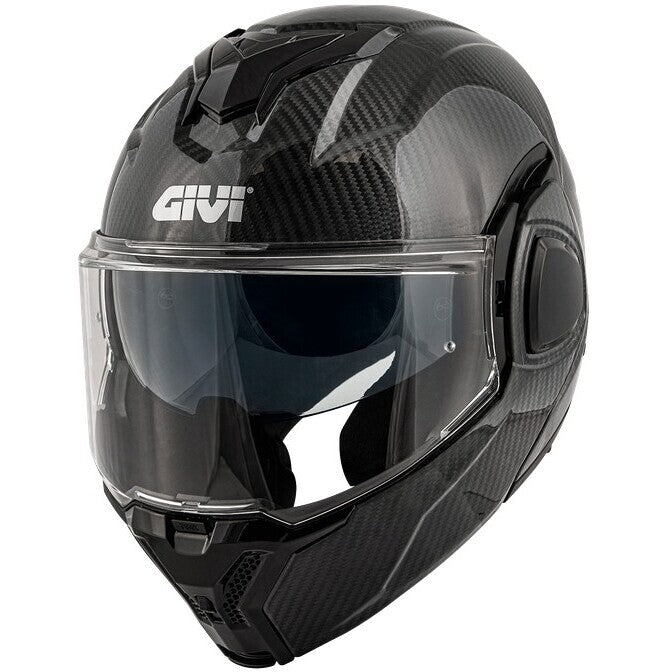 CASCO GIVI MODULARE APRIBILE HX36 CARBONIO LUCIDO