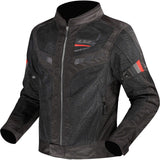 LS2 GARDA AIR MAN JACKET BLACK RED