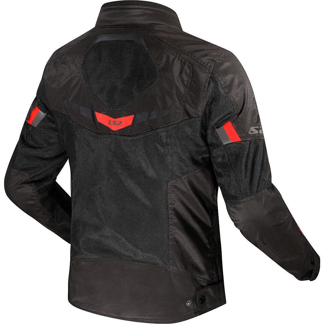 LS2 GARDA AIR MAN JACKET BLACK RED