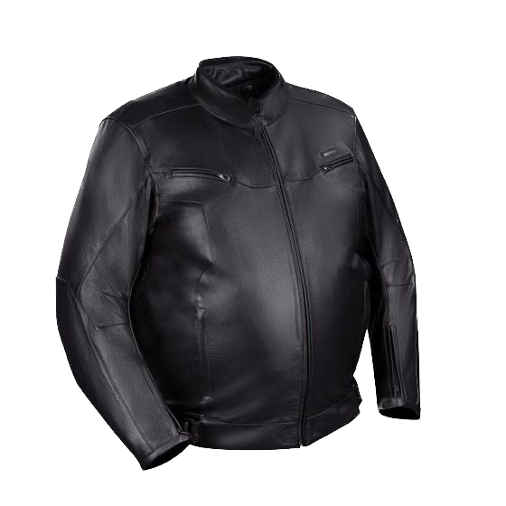 Giacca In Pelle Da Motociclista Uomo DU-CATI - Collo Alto, Taglie Forti, Stile Bomber Per Autunno/Inverno