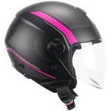 167M FLO DOT Nero Fucsia fluo opaco lunga
