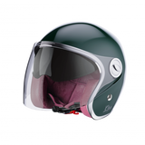 Casco Jet vintage Stormer Clyde ECE 22.06 ENGLISH GREEN GLOSSY