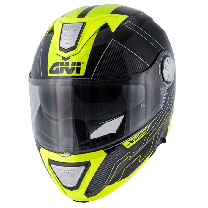 GIVI CASCO Modulare x23 protect matt TITANIUM/BKACK/YELLOW