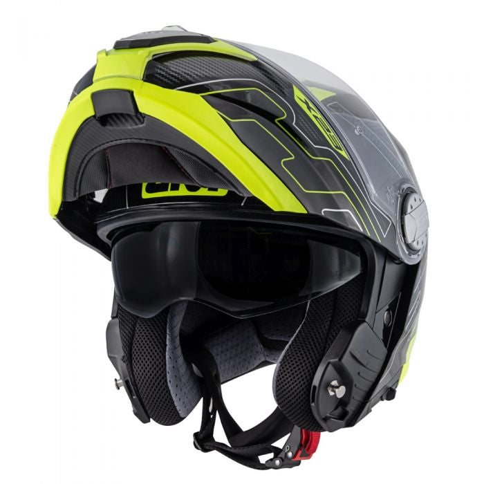 GIVI CASCO Modulare x23 protect matt TITANIUM/BKACK/YELLOW