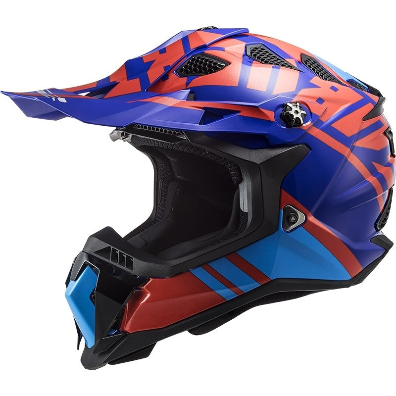 LS2 MX700 SUBVERTER GAMMAX GLOSS RED BLUE M