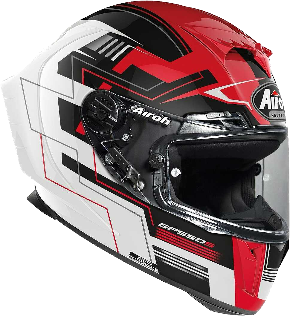 Airoh GP 550 S Casco Integrale In Carbonio e Kevlar - CHALLENGE RED GLOSS