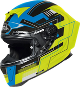 Airoh GP 550 S Casco Integrale In Carbonio e Kevlar - CHALLENGE BLUE YELLOW MATT