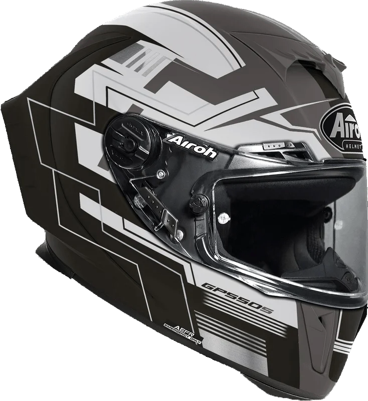 Airoh GP 550 S Casco Integrale In Carbonio e Kevlar - CHALLENGE BLACK MATT