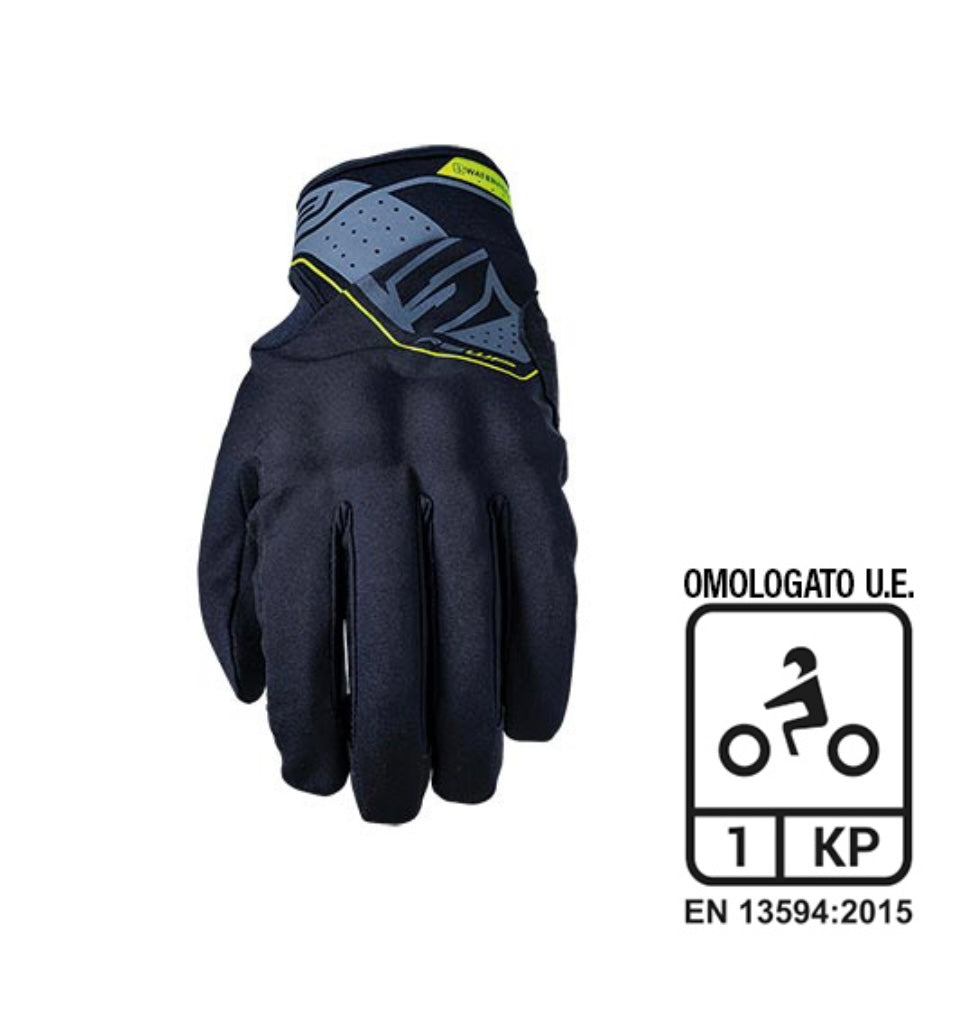 GUANTI FIVE RS WP BLACK/FLUO YELLOW